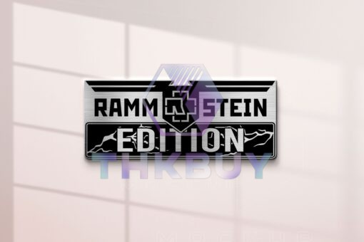 Rammstein Edition Laser Engraved Car Name Emblem - Image 2