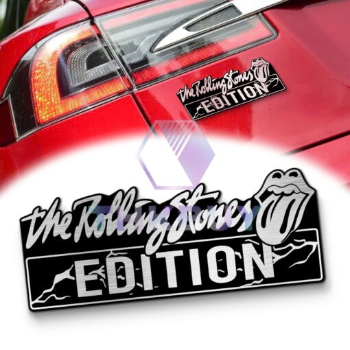 The Rolling Stones Edition Laser Engraved Car Name Emblem
