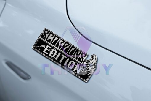 Scorpions Edition Laser Engraved Car Name Emblem - Image 4
