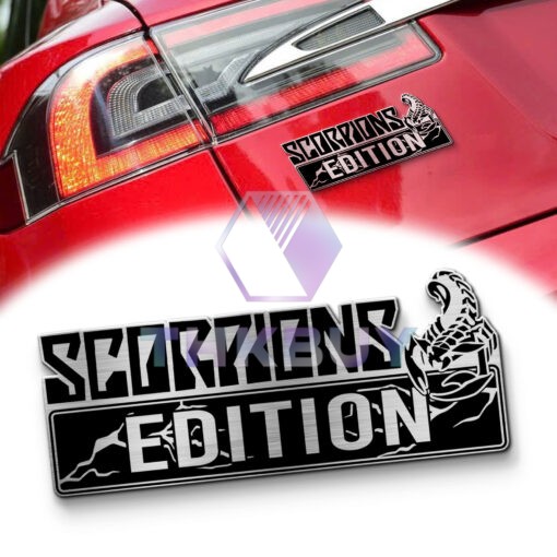 Scorpions Edition Laser Engraved Car Name Emblem
