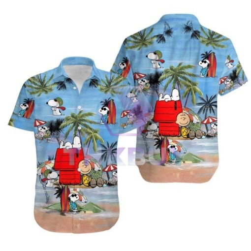 Snoopy Summer Tropical Hawaiian Shirt – THK1819