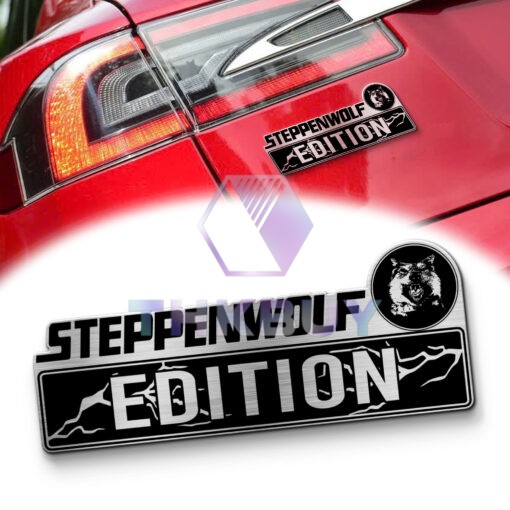 Steppenwolf Edition Laser Engraved Car Name Emblem