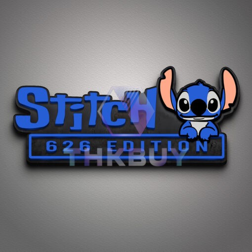 Stitch Experiment 626 Edition Laser Engraved or 3D Inlayed Car Name Badge - Image 2
