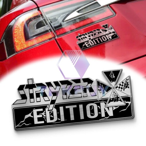 Stryper Edition Laser Engraved Car Name Emblem