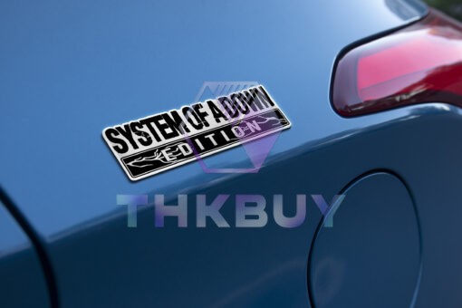 System Of A Down Laser Engraved Car Emblem Version 1 - Image 4