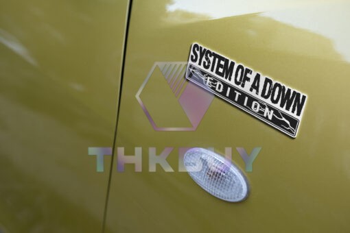 System Of A Down Laser Engraved Car Emblem Version 1 - Image 5
