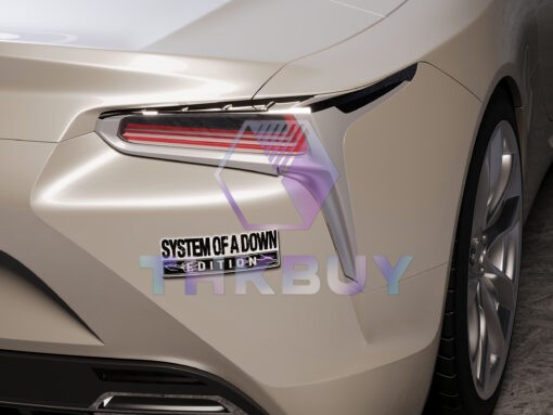 System Of A Down Laser Engraved Car Emblem Version 1 - Image 3