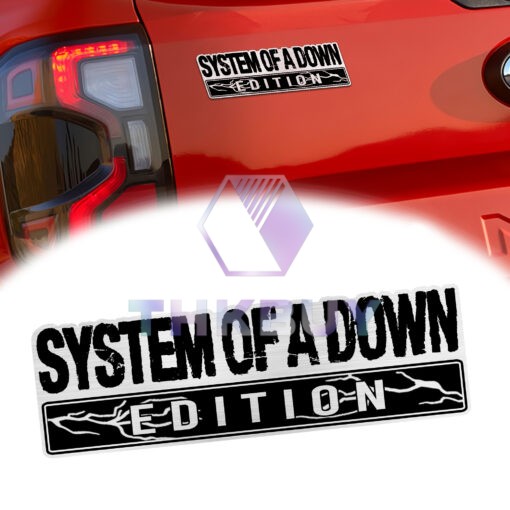 System Of A Down Laser Engraved Car Emblem Version 1