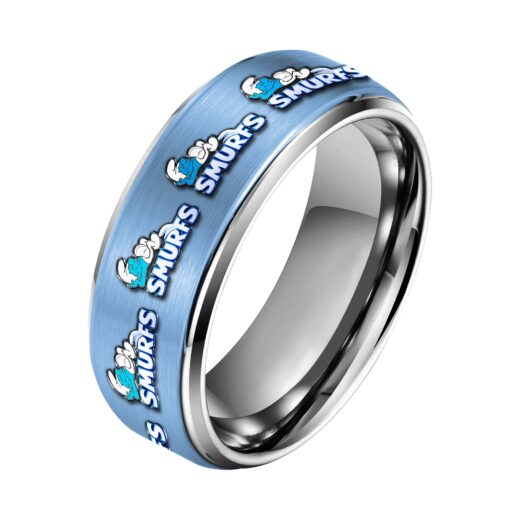 The Smurfs Silver Tungsten Ring - Image 3