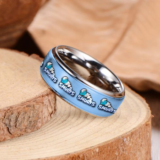 The Smurfs Silver Tungsten Ring - Image 2