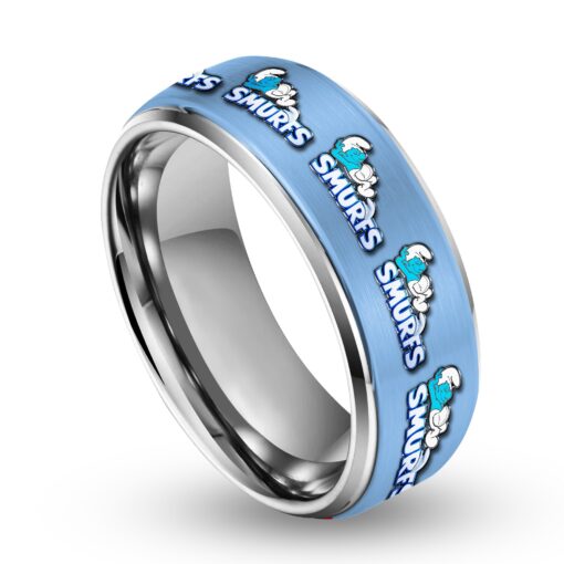 The Smurfs Silver Tungsten Ring - Image 4