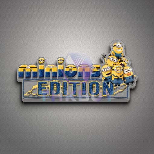 The Minions Edition Laser Engraved or 3D Inlayed Car Name Badge - Image 2