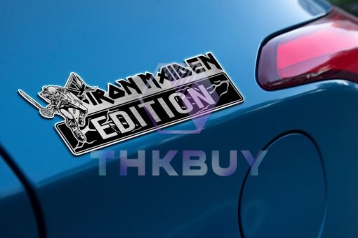 The Trooper Edition – Album Piece Of Mind Laser Engraved Car Name Emblem - Image 2