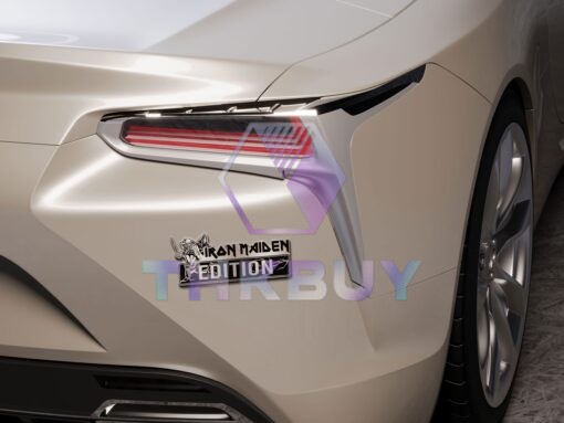 The Trooper Edition – Album Piece Of Mind Laser Engraved Car Name Emblem - Image 4