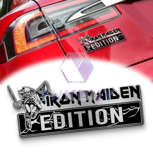 The Trooper Edition – Album Piece Of Mind Laser Engraved Car Name Emblem
