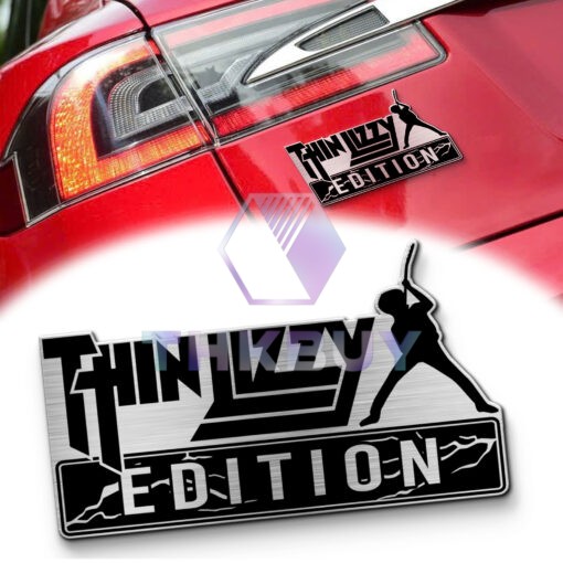 Thin Lizzy Edition Laser Engraved Car Name Emblem