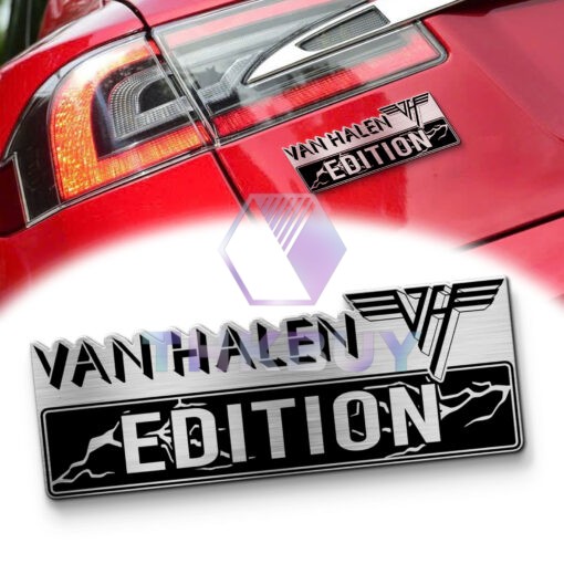Van Halen Edition Laser Engraved Car Name Emblem Version 1