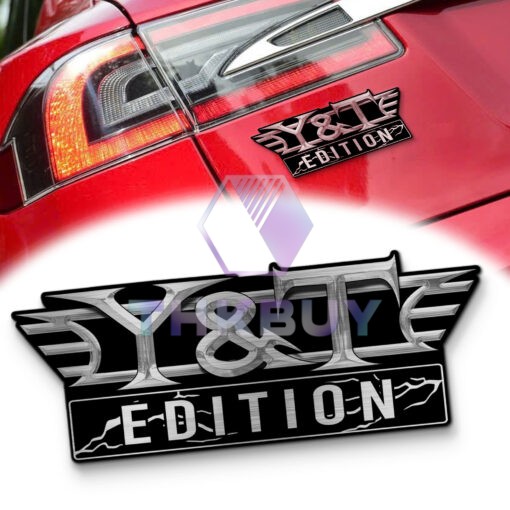 Y&T Edition Laser Engraved Car Name Emblem