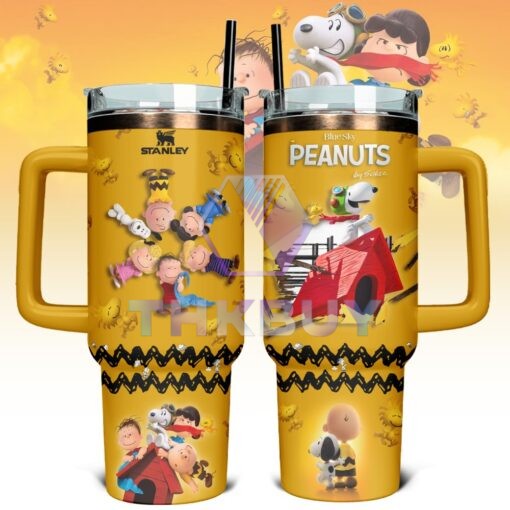 Snoopy Custom Stanley Quencher 40oz Stanley Tumbler