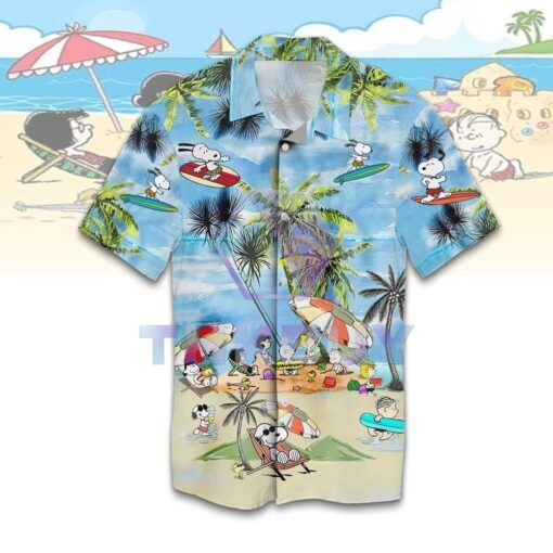 Snoopy Tropical Hawaiian Shirt – THK2072 - Image 2