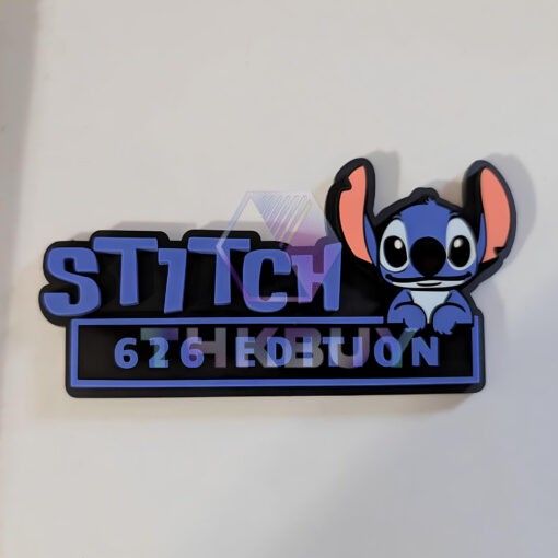 Stitch 626 Edition 3D Inlayed Acrylic Car Emblem