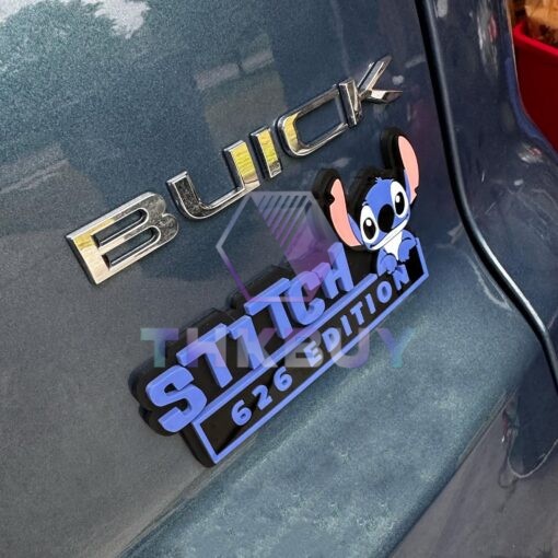 Stitch 626 Edition 3D Inlayed Acrylic Car Emblem - Image 2
