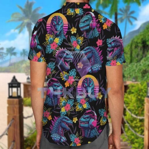 Godzilla Tropical Hawaiian Shirt - Image 3