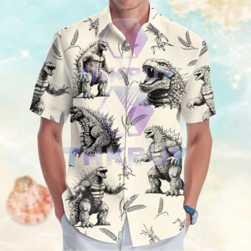 Godzilla Hawaiian Shirt – THK1891 - Image 2