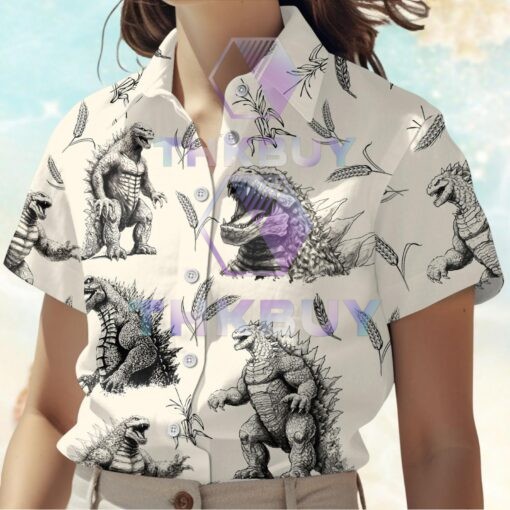 Godzilla Hawaiian Shirt – THK1891 - Image 3