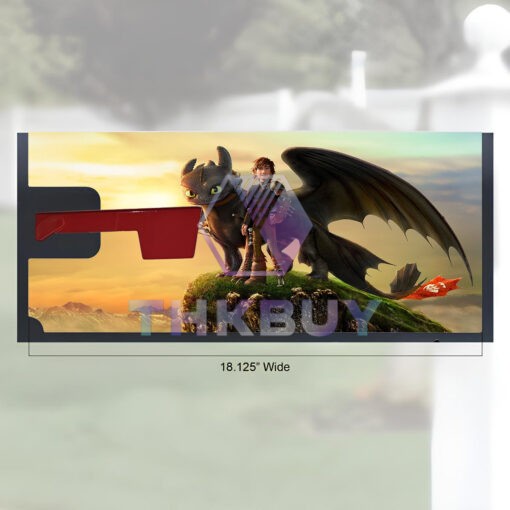 Toothless Magnetic Mailbox Cover - Image 3