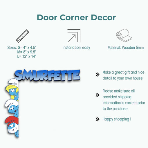 Smurfette Door Corner - Image 2