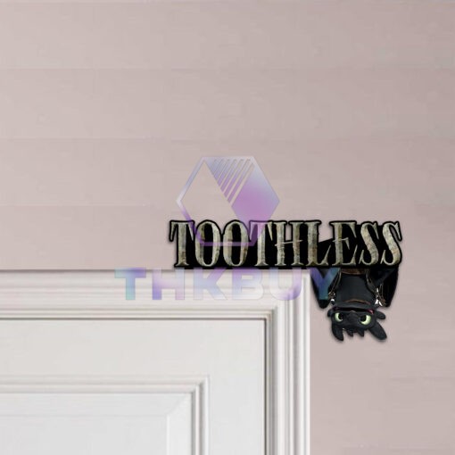 Toothless Door Corner Decor Version 2