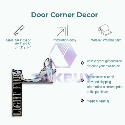 Light Fury Door Corner Decor - Image 2