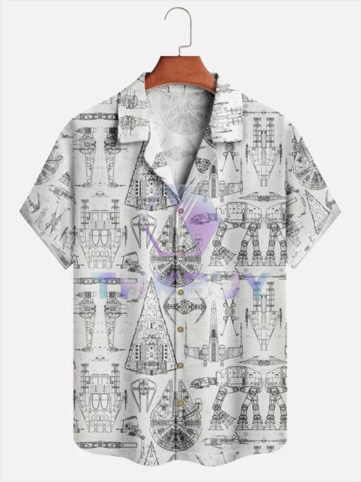 Star Wars Movie Robot Hawaiian Shirt