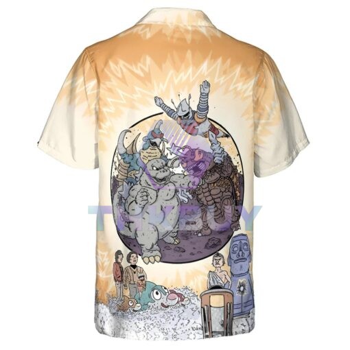 Godzilla vs Megalon Hawaiian Shirt - Image 4