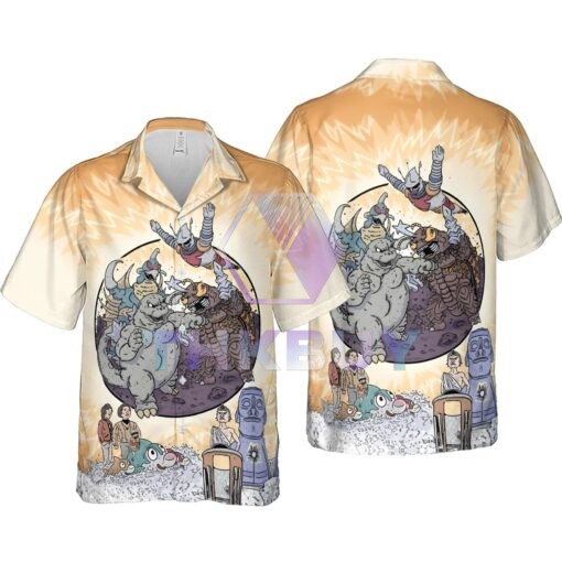 Godzilla vs Megalon Hawaiian Shirt