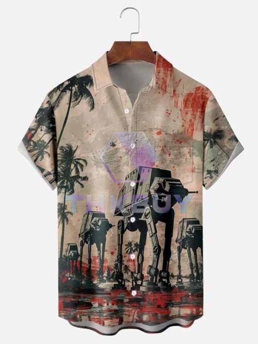 Star War Ukiyo-e Movie Hawaiian Shirt