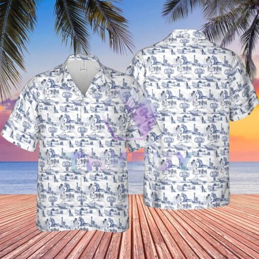 Cold War Apocalypse Godzilla Hawaiian Shirt