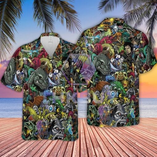 Greatest Monster Festival Kaiju Monster Hawaiian Shirt