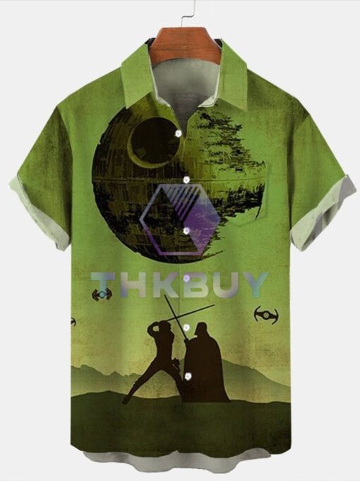 Star War Space Movie Robot Hawaiian Shirt