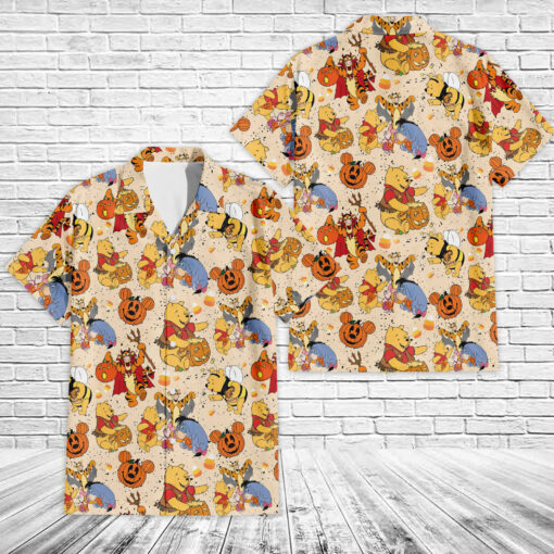 Winnie The Pooh Halloween Hawaiian Shirt