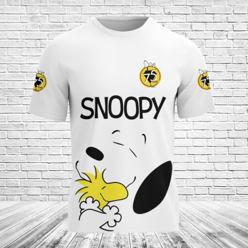 Snoopy Peanuts 75th Anniversary 3D T-Shirt - Image 2