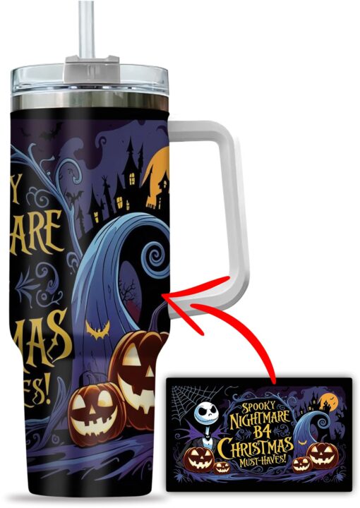 The Nightmare Before Christmas Version 2 40oz Stanley Tumbler - Image 2