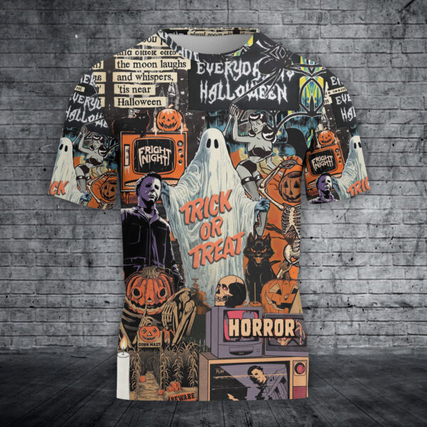 Horror Halloween Trick Or Treat 3D Apparel - Image 3