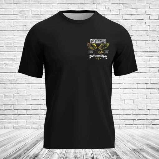3 Doors Down American Rock Band 3D T-Shirt - Image 2