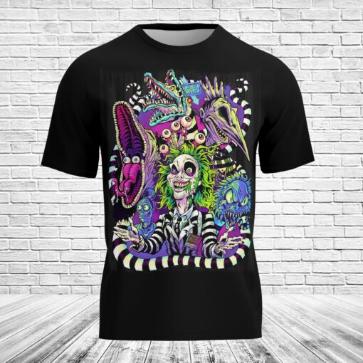 Beetlejuice Halloween 3D T-Shirt - Image 2