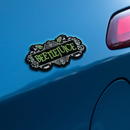 Beetlejuice Version 2 Edition Laser Engraved or 3D Inlayed Car Name Badge - Image 2