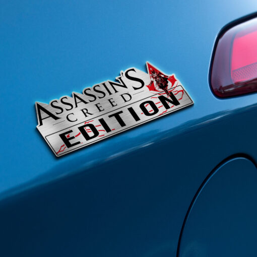 Assassin's Creed Edition Laser Engraved or 3D Inlayed Car Name Badge - Image 2