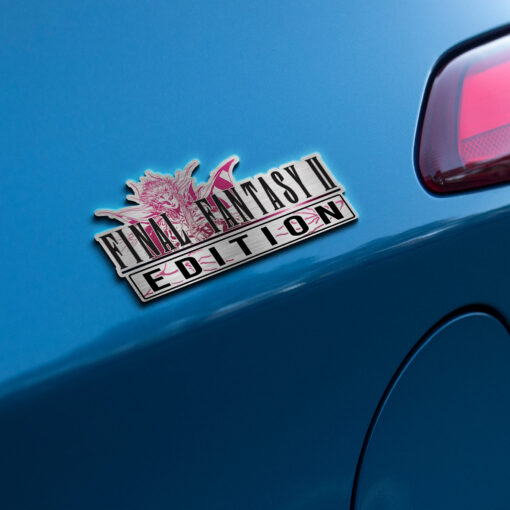 Final Fantasy II Edition Laser Engraved or 3D Inlayed Car Name Badge - Image 2