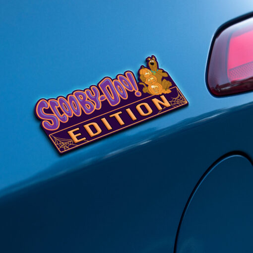 Scooby-Doo Halloween Jack-O-Lantern Edition Laser Engraved or 3D Inlayed Car Name Badge - Image 2